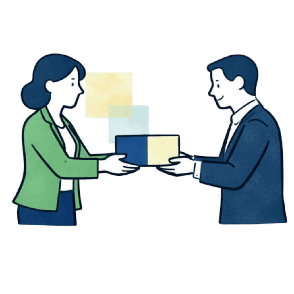 Wealth transfer icon